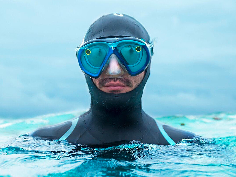 Seaseeker Underwater Scuba Mask for Snapchat Spectacles