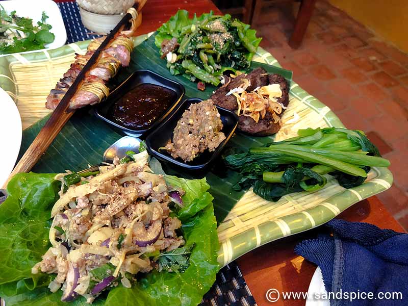 Tasting menu at the Tamarind restaurant, Luang Prabang