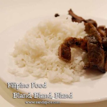 Bland Filipino Food